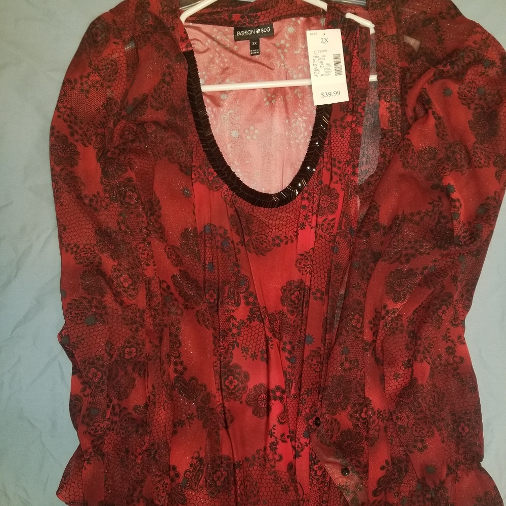 Dress sleeveless shirt and cover